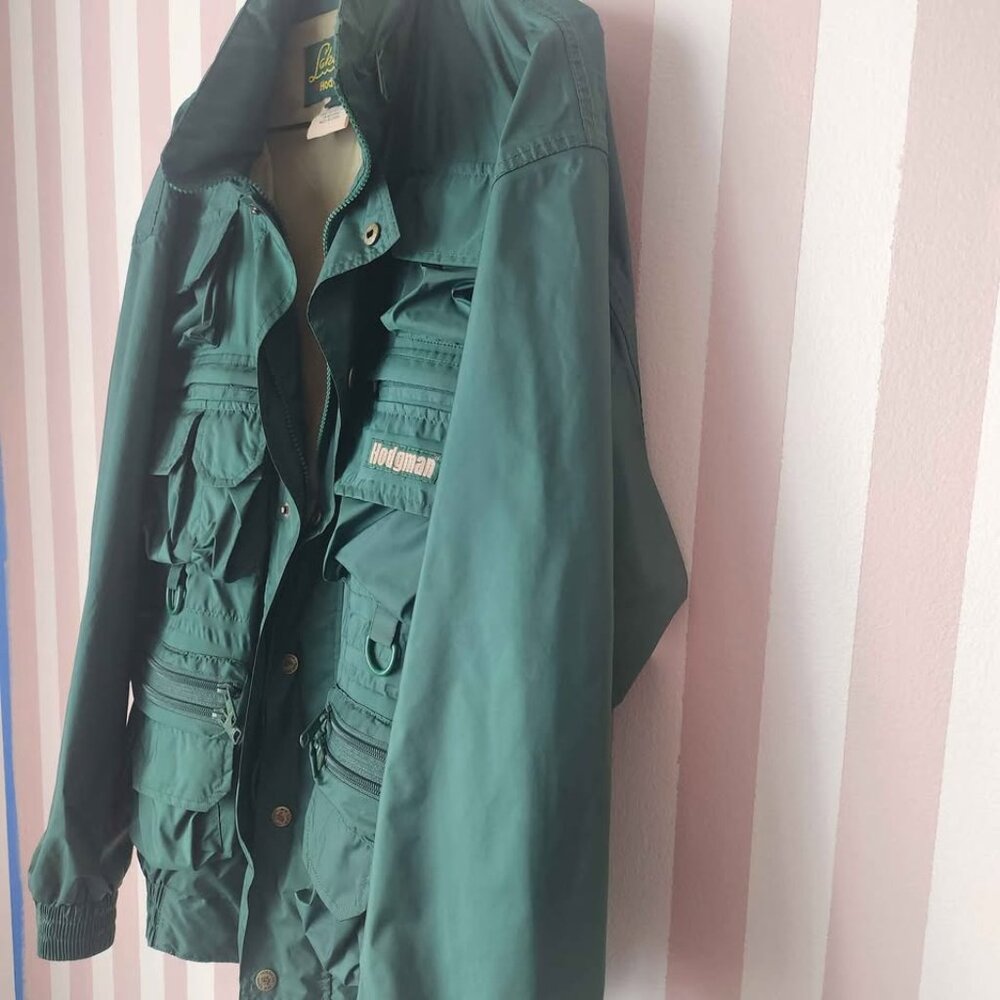 Green Raincoat for Men - Picture 6 of 8